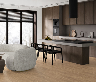 Керамогранит CeraLux Moana Brown 119,7x19,7 Коричневый Матовый
