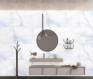 Керамогранит TerraCraft Slate onix  60x120 Голубой Полированный