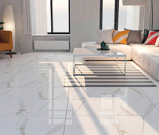 Керамогранит Lunar tiles Glossy 60x120 Onix gold Белый Полированный