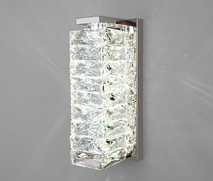 Настенный светильник с хрусталем 40259 LED хром