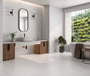 Керамогранит Ray Super White Stone White 120x60 Белый Матовый