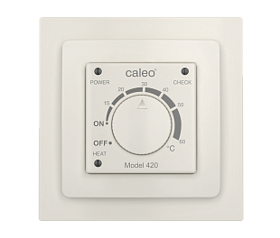 Терморегулятор CALEO 420 бежевый с адаптерами
