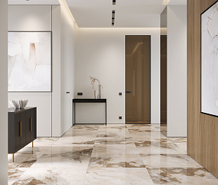 Керамогранит CeraLux Appearance Beige 80x80 Бежевый Полированный