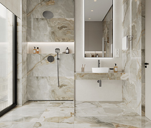Керамогранит CeraLux Premium Stone Beige Polished 120x60 Бежевый Полированный