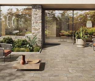 Керамогранит LuxTiles Drawing  Brown 50x25 Коричневый Матовый
