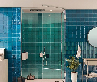 Керамогранит Vehicle House Green Glossy 7,5x15 Зеленый Глянцевый