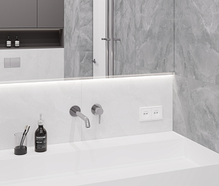 Керамогранит Cerdinia Sovereign Stone Majesty Grigio 59,5x119,1 Серый Матовый
