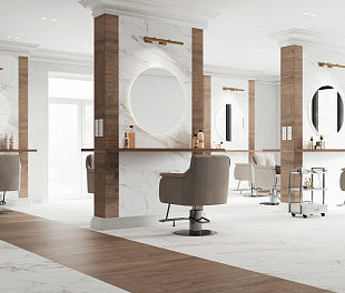 Керамогранит CeraLux Royal Bianco PRO White Matte 60x60 Белый Матовый