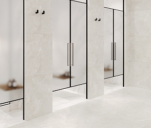 Керамогранит CeraLux Fatal Bianco Light Grey Matte 60x60 Светло-серый Матовый