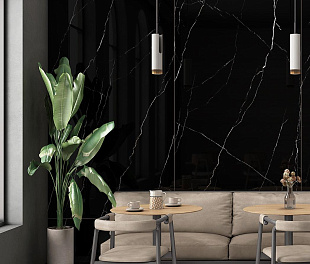 Керамогранит StarLab Doupls Black Polished 120x120 Черный Полированный