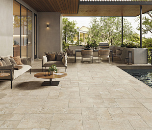 Керамогранит LuxTiles Drawing  Beige Stone 25x25 Бежевый Матовый