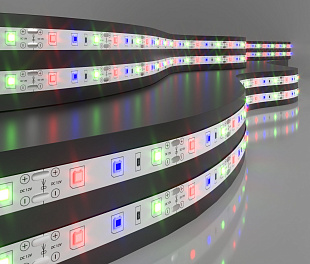 Светодиодная лента Лента светодиодная 12V 4,8W 60Led 2835 IP20 RGB, 5м