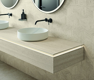 Керамогранит ACU tiles Ethereal Reverie Series Cube 60x120 Бежевый Матовый