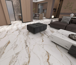 Керамогранит Celestial body Golden 120x60 Золотой Полированный