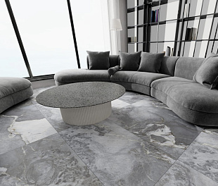Керамогранит Celestial body Gray Golden 120x60 Золото Серый Полированный