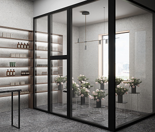 Керамогранит CeraLux Kalevala Light Grey 60x120 Светло-серый Матовый структурный