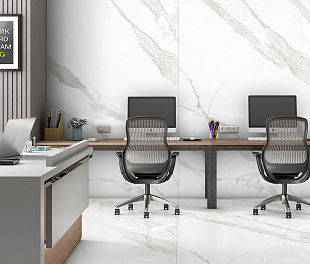 Керамогранит StarLab Smooth White 280x120 Белый Полированный