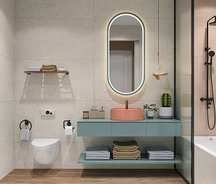 Керамогранит Edge ceramics Chroma Luxe  Light Beige 120x60 Светло-бежевый Матовый