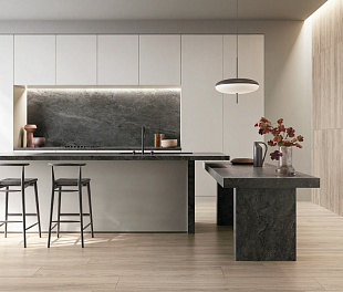 Керамогранит Reftinsk Buffet Brown Matte 150x25 Коричневый Матовый