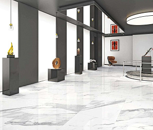 Керамогранит CeraLux Calacatta Fusion 60x120 Белый Полированный