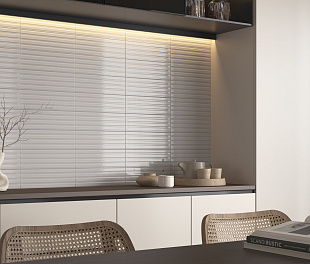 Керамогранит ArtisanTiles Garage White 30,5x10 Белый Глянцевый