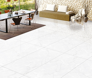 Керамогранит Lunar tiles Glossy 60x120 Stone white Белый Полированный