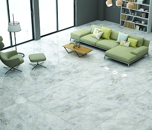 Керамогранит Lunar tiles Slabs 120x120 Grey Серый, голубой Полированный