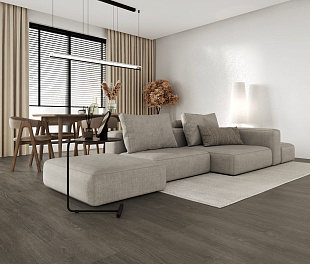 Керамогранит CeraLux Small fry Grey-brown 119,7x19,7 Серо-коричневый Матовый
