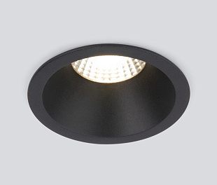 Встраиваемый точечный светодиодный светильник 15266/LED 7W 4200K черный