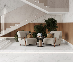 Керамогранит CeraLux Royal Bianco PRO White Matte PRO 80x80 Белый Матовый