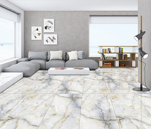 Керамогранит Lunar tiles Glossy 60x120 Onyx Белый Полированный
