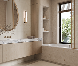 Керамогранит Edge ceramics Chroma Luxe Beige 120x60 Бежевый Матовый