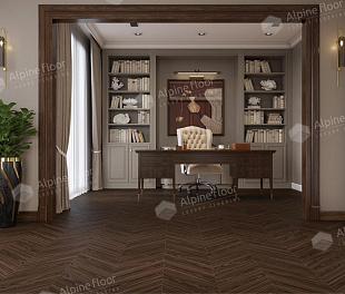 Ламинат Alpine Floor Chevron Art 12мм Орех Гранд-Каньон LF109-10
