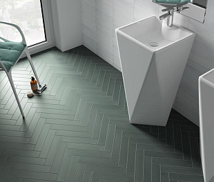Керамогранит Foreign Safra Green Decor 30x6 Зеленый Матовый