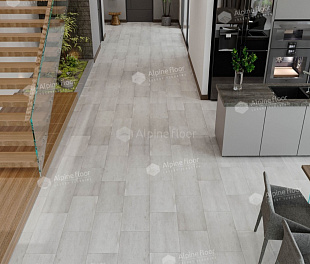 Кварцвинил Alfoor SPC Gray Stone 60x30 Серый Матовый