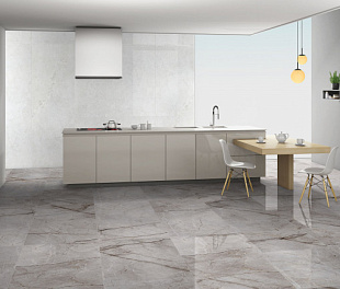Керамогранит CeraLux Silver Grove 60x120 Серый Полированный