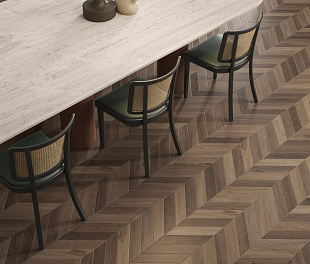 Керамогранит Ceramixa Quadrant Seasons Chevron 40,7x7,5 Шоколадный Матовый