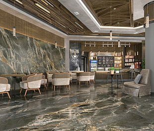 Керамогранит Ceramosa Tiles Cosmos Realm Brown 120x270 Коричневый Лаппатированный
