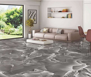 Керамогранит Lunar tiles Highglossy 60x120 Grey clowdy Серый Полированный