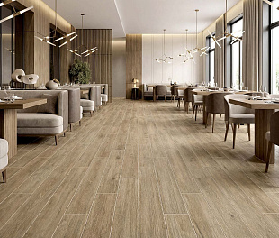 Керамогранит MarbleHaven Bianco gold  90x150 коричневый матовая