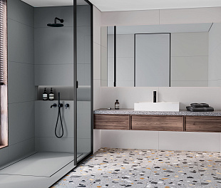 Керамогранит Old Little Solid color Gray 120x60 Серый Матовый