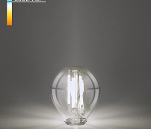 Филаментная светодиодная лампа Mini Classic 6W 6500K E14 (G45 тонированный) BLE1439