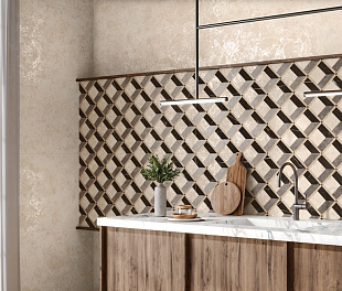 Керамогранит Desert Hubert Beige Carving 120x60 Бежевый Карвинг