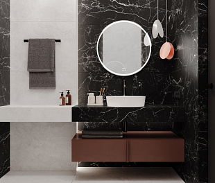 Керамогранит CeraLux Cutting Black Matte 59,5x59,5 Черный Матовый
