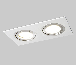 Точечный светильник с белой шлифованной поверхностью 1051/2 WH белый