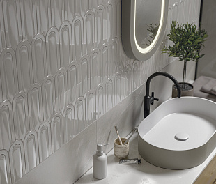 Керамогранит ArtisanTiles Rofl Gray 21,5x8 Серый Глянцевый