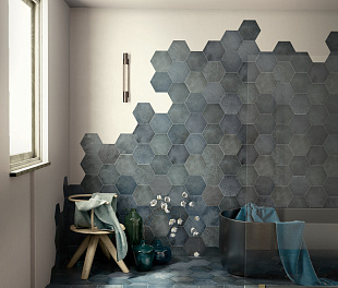 Керамогранит Foreign Property Blue 20x17,5 Синий Матовый