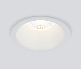 Встраиваемый светодиодный светильник 7W 3000K WH белый 15266/LED