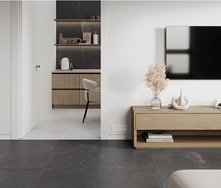 Керамогранит Cerdinia Lime Graphite Dark Grey 80x80 Темно-серый Матовый