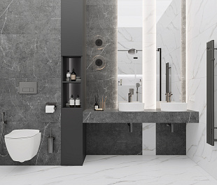 Керамогранит CeraLux Saga Gray 120x60 Серый Лаппатированный